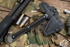 RMJ Tactical Ragnarok 12 Tomahawk Black G10 3.5" 80CRV2 Tungsten Black -Best Knifes Shop Ragnarok 12 Tungsten Blk 4 81776.1676674649