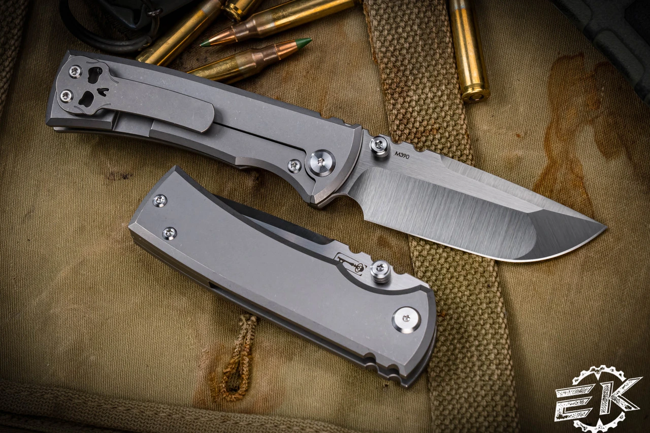 Chaves Knives Ultramar Redencion Street Titanium Framelock 3.25" Drop Point 4 Chaves Knives Ultramar Redencion Street Titanium Framelock 3.25" Drop Point - Image 2
