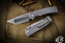 Chaves Knives Ultramar Redencion Street Titanium Framelock 3.25" Tanto