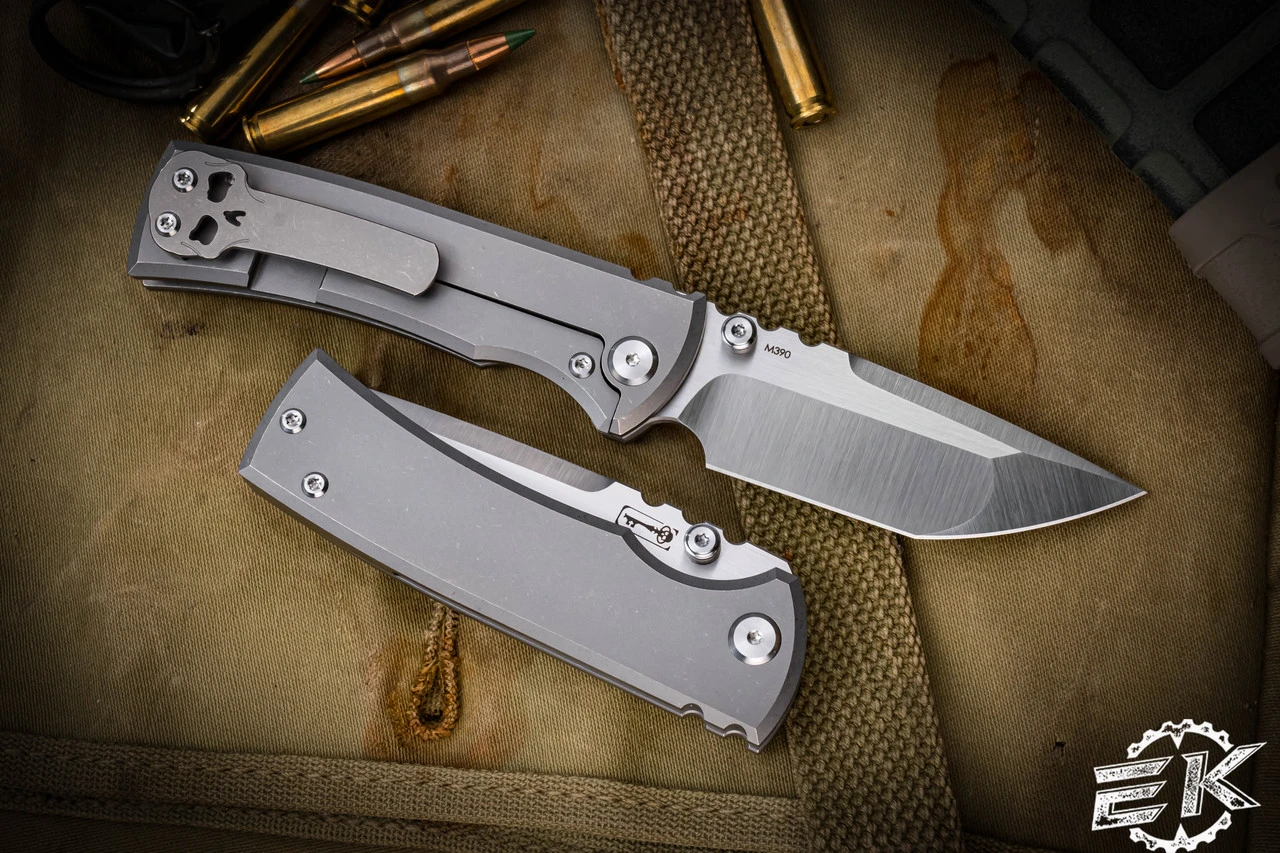 Chaves Knives Ultramar Redencion Street Titanium Framelock 3.25" Tanto 4 Chaves Knives Ultramar Redencion Street Titanium Framelock 3.25" Tanto - Image 2