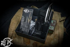 Marfione Custom Scarab II OTF Automatic Knife, Blue Ringed HW 4" DE-S Drop Double Edge Mirror Polish 16 Marfione Custom Scarab II OTF Automatic Knife, Blue Ringed HW 4" DE-S Drop Double Edge Mirror Polish -Best Knifes Shop Scarab DES Mirror Polish 8 01419.1688577265