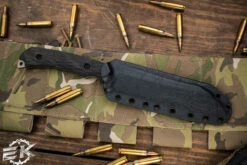 Toor Knives Fathom Barrel Brown Fixed Blade Knife Ebony 6.5" Sheepsfoot FDE -Best Knifes Shop TOOR FATHOM BARREL BROWN 2 31409.1684522880