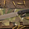 Toor Knives Fathom Barrel Brown Fixed Blade Knife Ebony 6.5" Sheepsfoot FDE 2 Toor Knives Fathom Barrel Brown Fixed Blade Knife Ebony 6.5" Sheepsfoot FDE -Best Knifes Shop TOOR FATHOM BARREL BROWN 3 80937.1684522876