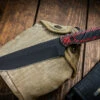 Toor Knives Field 1.0 Blood Red Wood Fixed Blade Knife 6.0" Black -EKnives "EKclusive" -Best Knifes Shop TOOR FD1 BR 5 31198.1687461766