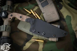 Stroup Knives TU1 Fixed Blade Knife FDE G10 4.5" Acid Wash Clip Point 9 Stroup Knives TU1 Fixed Blade Knife FDE G10 4.5" Acid Wash Clip Point -Best Knifes Shop TU1 FDE G10 4 78543.1678087518