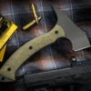 Toor Knives "F13 Tommy" Tomahawk Ranger Green G10 5.5" D2 Black Axe/Spike -Best Knifes Shop Tomahawk F13 Ranger Green 29023.1669244493