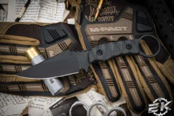 Toor Knives Vandal Shadow Black G10 Fixed Blade Knife 4.1" Drop Point Black