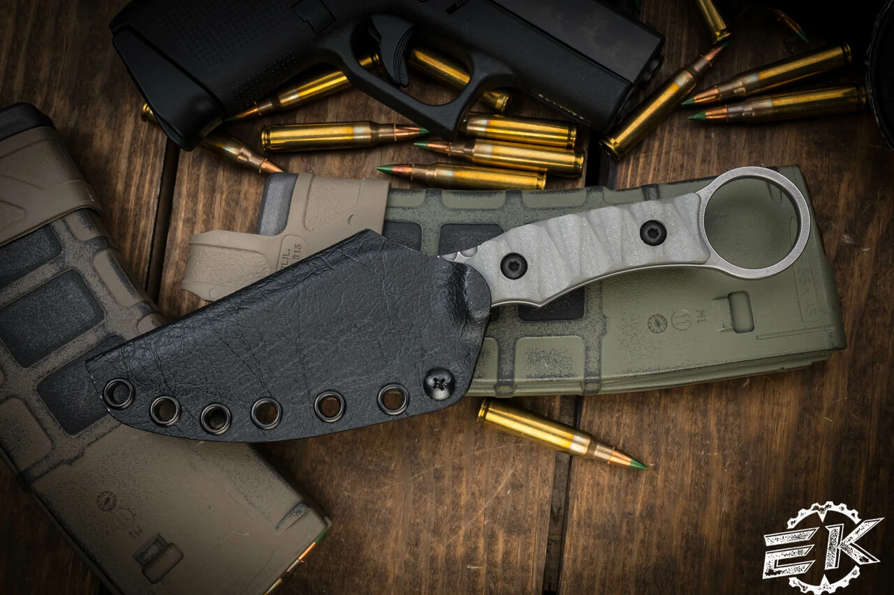 Toor Knives Vandal Stealth Fixed Blade Knife Gray G10 4.1" Drop Point Stonewash 5 Toor Knives Vandal Stealth Fixed Blade Knife Gray G10 4.1" Drop Point Stonewash - Image 3