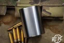 Nottingham Tactical Whiskey Slinger Titanium Shot Glass Smoothie Satin