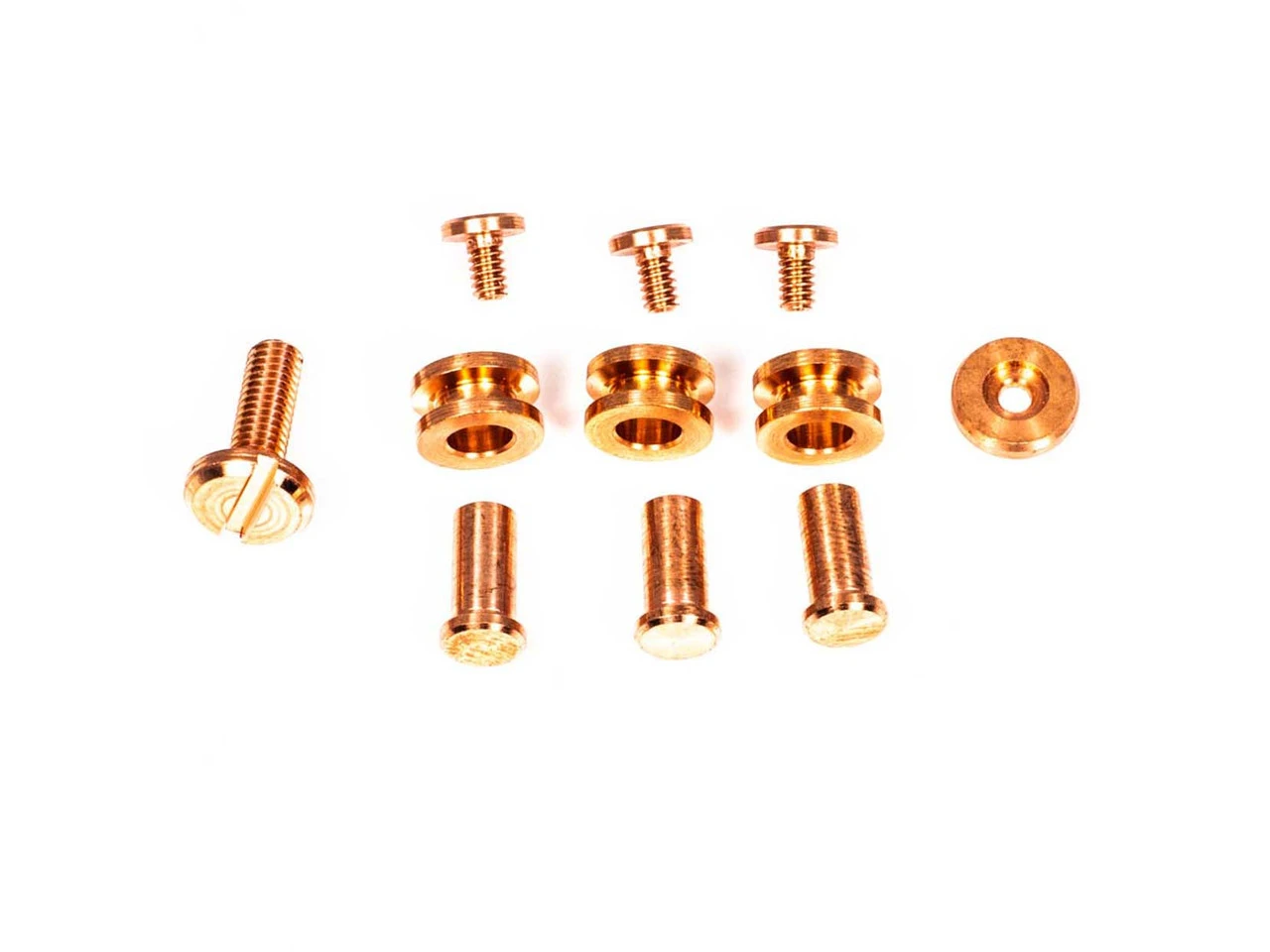 Rick Hinderer Knives XM-18 3.0" Copper Hardware Kit 3 Rick Hinderer Knives XM-18 3.0" Copper Hardware Kit