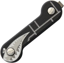 KEYBAR "Bomber" Black Aluminum Pocket Key Organizer