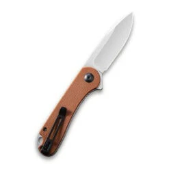 CIVIVI Elementum Flipper Knife Brown Micarta Handle (3'' Satin D2) C907M -Best Knifes Shop c907m 2 800x 58440.1615546130.386.513 52389.1644851441.386.513 66257.1645799515