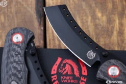 Red Horse Knife Works "Hell Razor" P Carbon Fiber Knife 3.6" Cleaver PVD Blade -Best Knifes Shop img 0268 edit 2 89738.1644013400.386.513 66190.1644851119.386.513 94013.1645799364