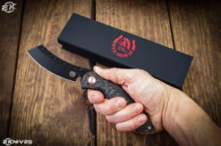 Red Horse Knife Works "Hell Razor" P Carbon Fiber Knife 3.6" Cleaver PVD Blade -Best Knifes Shop img 0272 edit 88028.1644013402.386.513 46439.1644851120.386.513 06403.1645799365