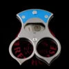 Red Horse Knife Works Condor Cigar Cutter Blue Inlay M390 Satin Blade