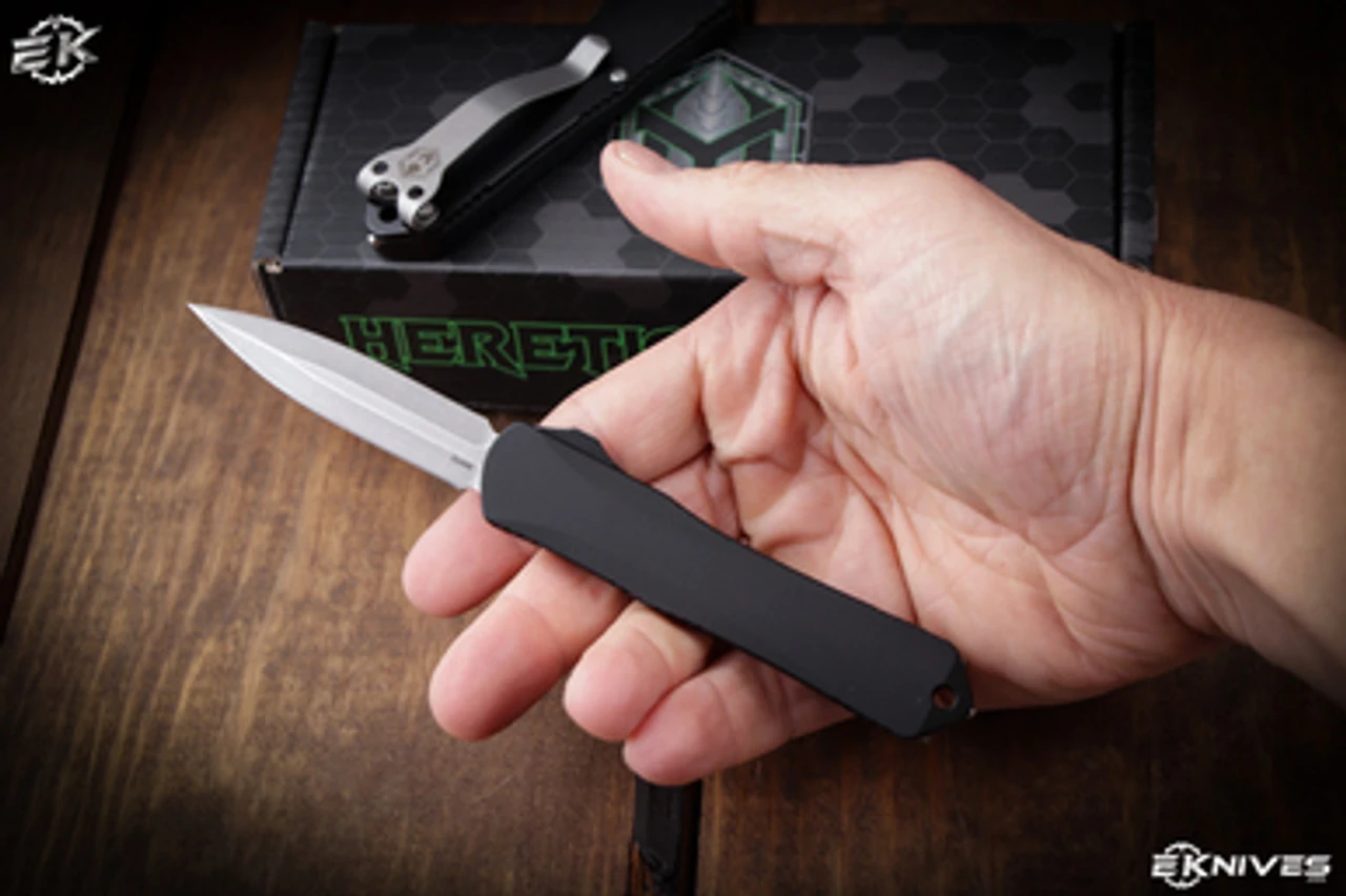 Heretic Knives Manticore S Black OTF 2.6" Magnacut Stonewash Dagger H024-2A 7 Heretic Knives Manticore S Black OTF 2.6" Magnacut Stonewash Dagger H024-2A - Image 5