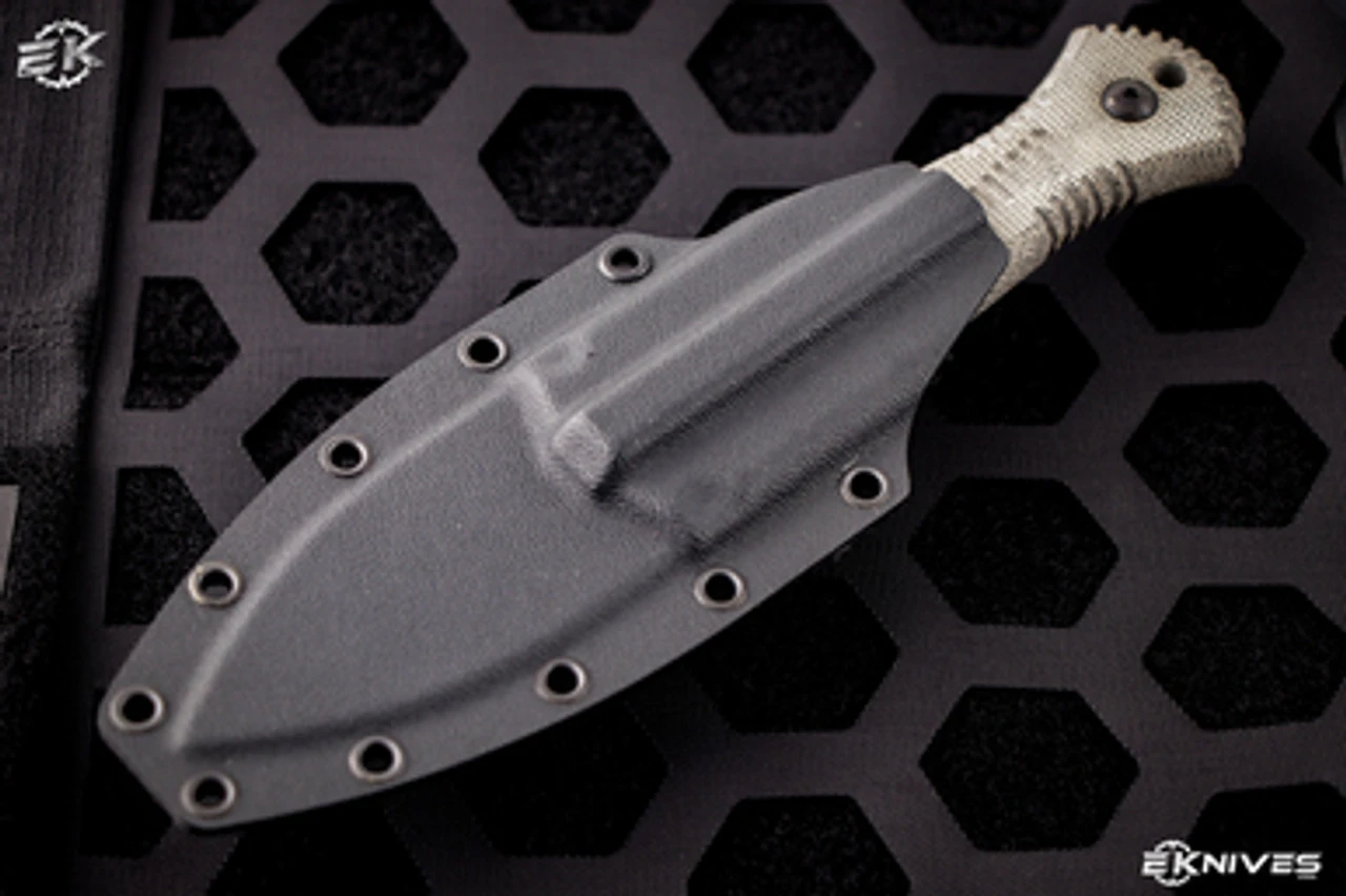 Bastinelli Knives "Telum" Fixed Blade Knife Green Micarta 2.75"M390 Dark Stonewash Serrated 6 Bastinelli Knives "Telum" Fixed Blade Knife Green Micarta 2.75"M390 Dark Stonewash Serrated - Image 4