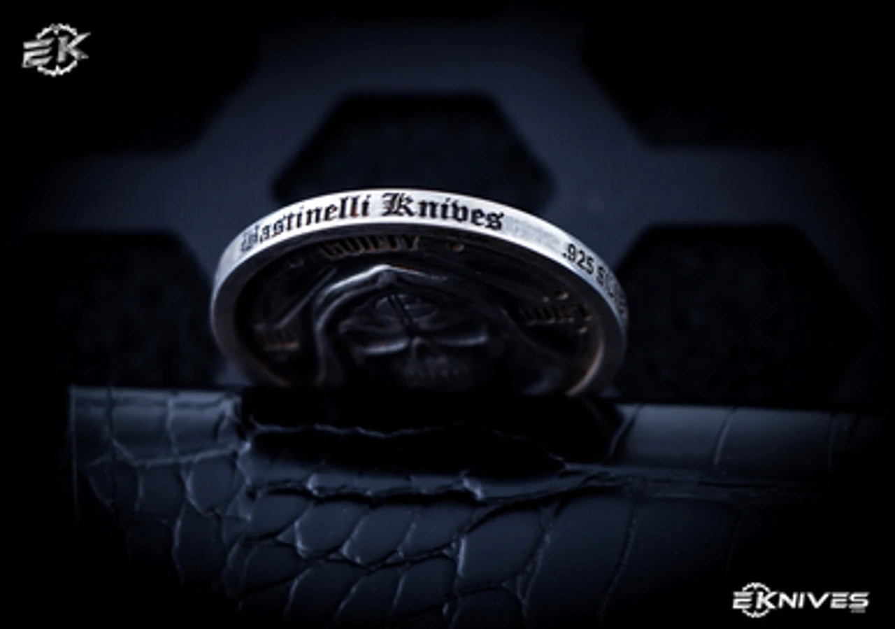 Bastinelli Knives Innocent/Guilty Coin Silver "2 Saints" 4 Bastinelli Knives Innocent/Guilty Coin Silver "2 Saints" - Image 2