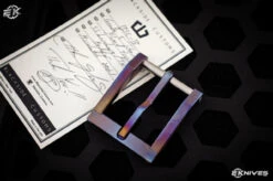 Blackside Customs Modular Belt Buckle Flamed Titanium