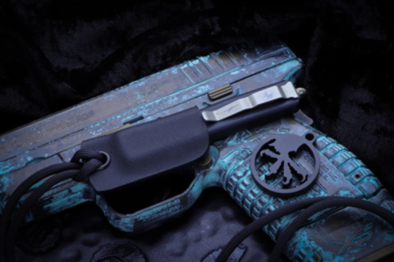 Linos Kydex Neck Sheath Microtech UTX-70 (Contour) W/Neck Cord 3 Linos Kydex Neck Sheath Microtech UTX-70 (Contour) W/Neck Cord