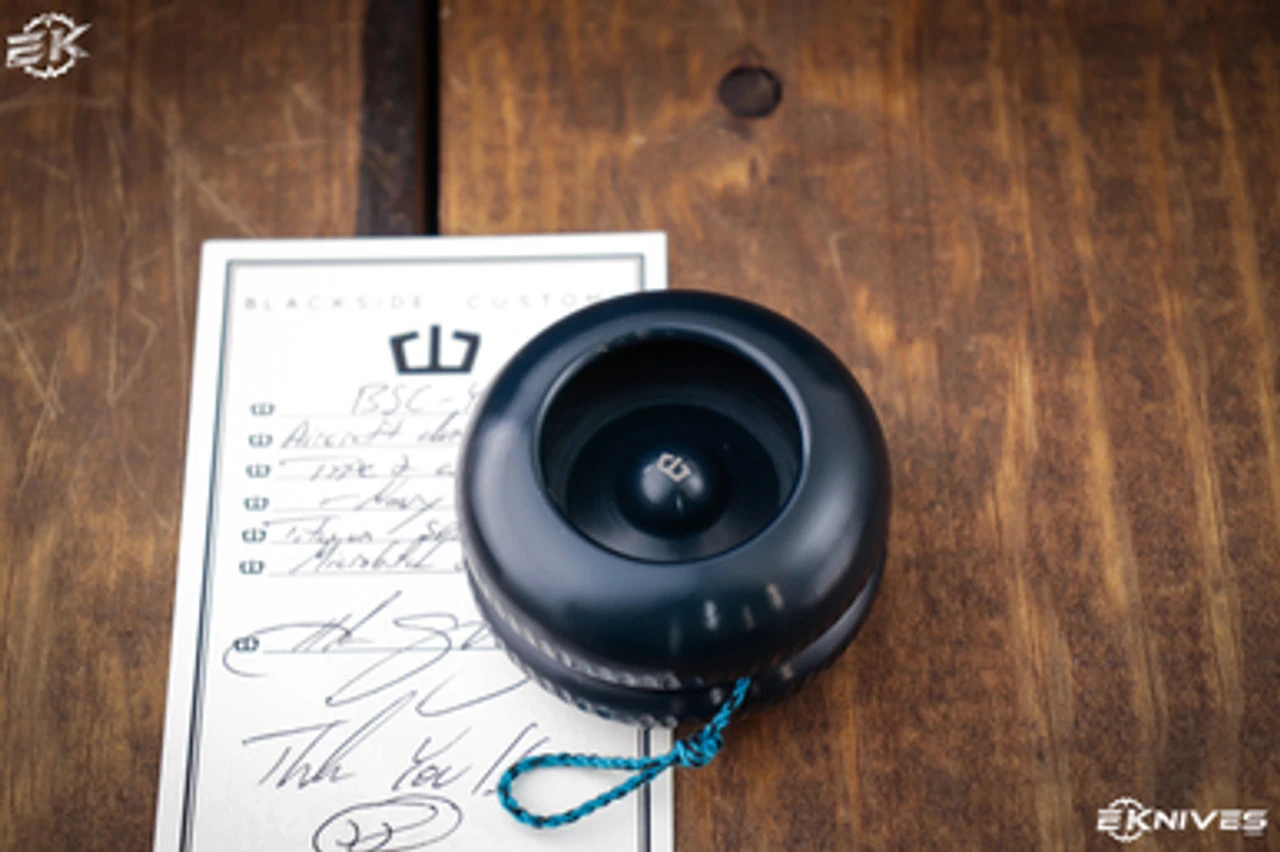 Blackside Customs Yo-Yo Navy Blue Aluminum BSC-Y 4 Blackside Customs Yo-Yo Navy Blue Aluminum BSC-Y - Image 2