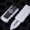 Microtech Exocet "Storm Trooper" OTF Automatic Knife/Money Clip 1.9" White Dagger Serrated 157-3ST -Best Knifes Shop img 3284 edit 78493.1640643985.386.513 24769.1644548962.386.513 26612.1648751711