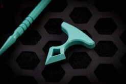 Toor Knives Thor's Hammer Teal Push Dagger 2.5" Steel W/ Kydex Sheath