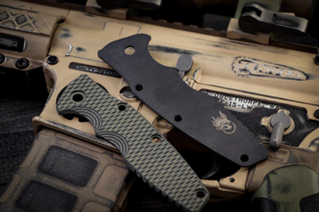 Rick Hinderer Knives Eklipse 3.5" OD Green/Black G10 Scale 3 Rick Hinderer Knives Eklipse 3.5" OD Green/Black G10 Scale