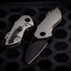 Grissom Knife And Tool Riverstone Frame Lock Grey/DLC Titanium Knife 2.5" M390 Black PVD -Best Knifes Shop img 4822 80219.1633146127.386.513 53529.1644858034.386.513 70231.1645806341