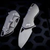 Grissom Knife And Tool Riverstone Frame Lock Grey Titanium Knife 2.5" M390 Stonewash -Best Knifes Shop img 4826 82595.1633146086.386.513 66583.1644858075.386.513 78641.1645806327