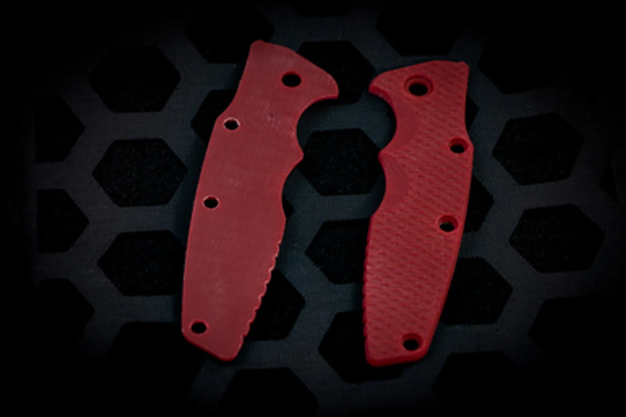 Rick Hinderer Knives Eklipse 3.5" Red G10 Scale 3 Rick Hinderer Knives Eklipse 3.5" Red G10 Scale