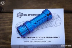 Mechforce Mechtorch Flashlight Blurple Titanium Turbo Gen 1