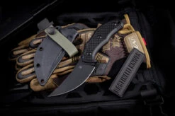 Bastinelli Knives "Chopper" Black G10 Fixed Blade 3.5" M390 PVD