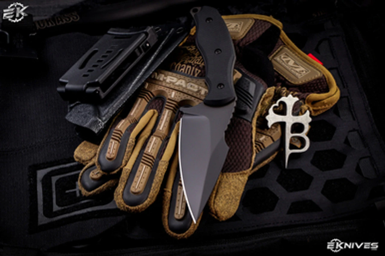 Borka Blades SB1 Black G10 Fixed Blade Knife 4" M390 PVD 4 Borka Blades SB1 Black G10 Fixed Blade Knife 4" M390 PVD - Image 2