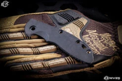 Rick Hinderer Knives XM-18 3.5" Black Micarta Scale