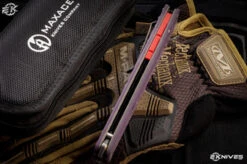 Maxace Banshee V2 Balisong Knife Purple G10/Red Spacers 4.7" Satin Drop Point -Best Knifes Shop img 7207 edit 54216.1642113411.386.513 36438.1644860238.386.513 93492.1647379325