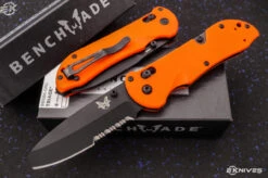 Benchmade Triage Orange G10 Rescue Knife 3.4" Blunt Tip Black Serrated 916SBK-ORG