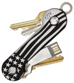 KEYBAR American Flag Aluminum Pocket Key Organizer